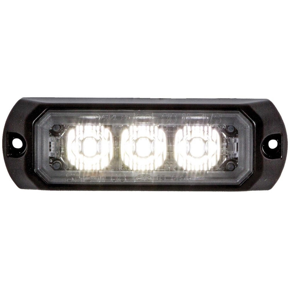 Auxiliary Lights; Light Type: Strobe Light ; Amperage Rating: 0.2200 ; Light Technology: LED ; Color: Clear ; Material: Polycarbonate; Aluminum ; Voltage: 12