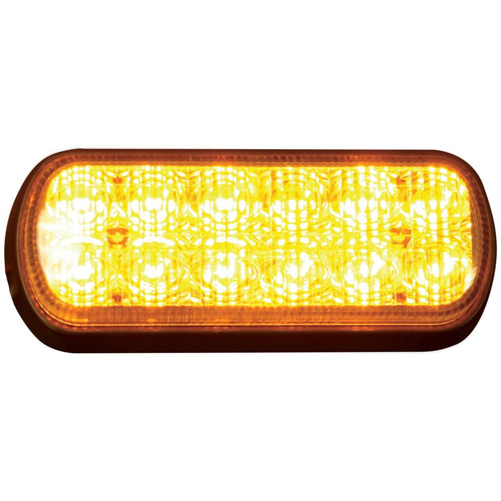Auxiliary Lights; Light Type: Strobe Light ; Amperage Rating: 1.0000 ; Light Technology: LED ; Color: Amber ; Material: Polycarbonate; Aluminum ; Voltage: 12