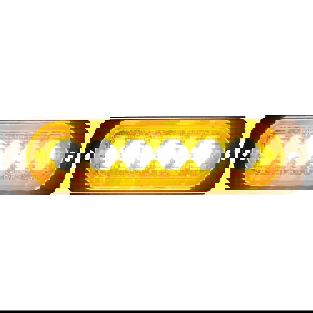 Automotive Emergency Lights; Light Type: LED Strobe Light ; Color: Amber ; Number Of Heads: 1 ; Overall Length: 4.50 ; Overall Width: 1 ; Overall Height: 0.35mm