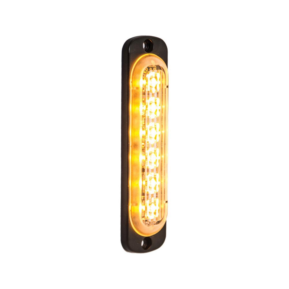 Towing Lights; Type: LED ; Color: Amber ; Length (Inch): 4-1/2 ; Width (Inch): 1-3/32 ; Voltage: 12-24V ; Material: Aluminum