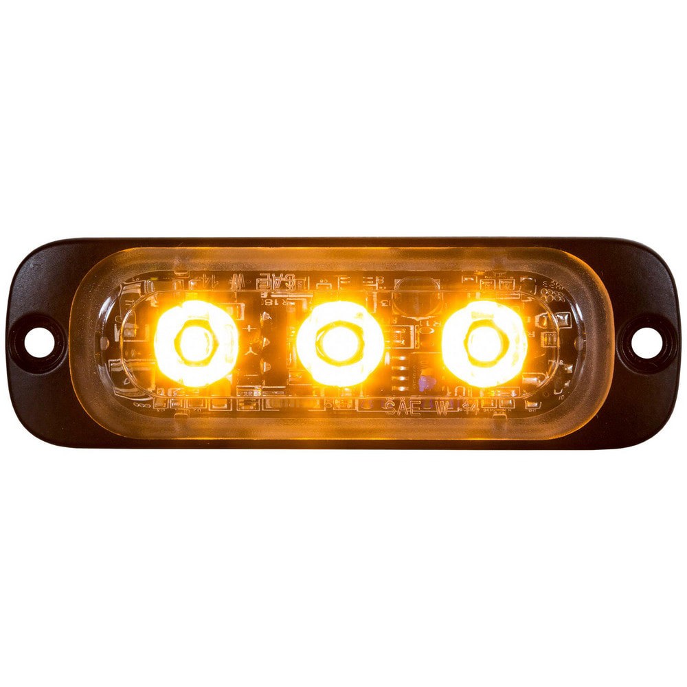 Towing Lights; Type: LED ; Color: Amber ; Length (Inch): 3-1/2 ; Width (Inch): 1-3/32 ; Voltage: 12-24V ; Material: Aluminum