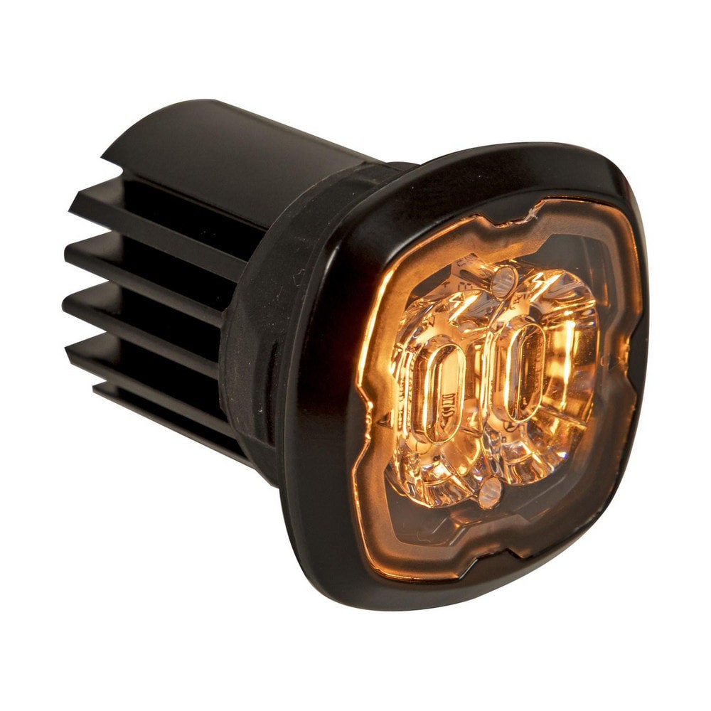 Auxiliary Lights; Light Type: Strobe Light ; Amperage Rating: 1.6200 ; Light Technology: LED ; Color: Amber ; Material: Aluminum ; Voltage: 12-24