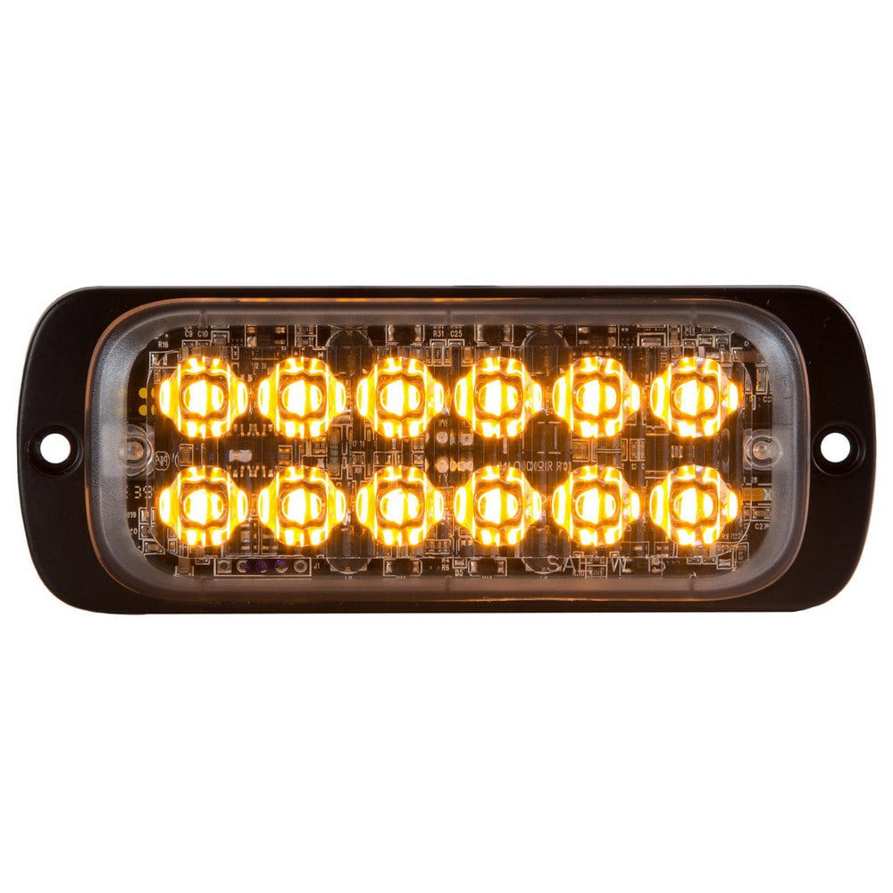 Towing Lights; Type: LED ; Color: Amber ; Length (Inch): 4-1/2 ; Width (Inch): 4-3/32 ; Voltage: 12-24V ; Material: Aluminum