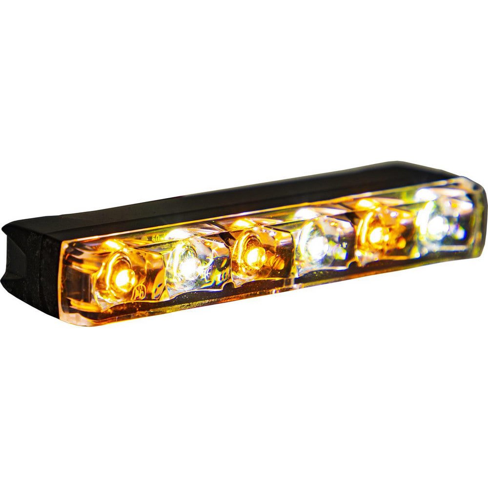 Auxiliary Lights; Light Type: Strobe Light ; Amperage Rating: 1.2000 ; Light Technology: LED ; Color: Amber; Clear ; Material: Aluminum ; Voltage: 12-24