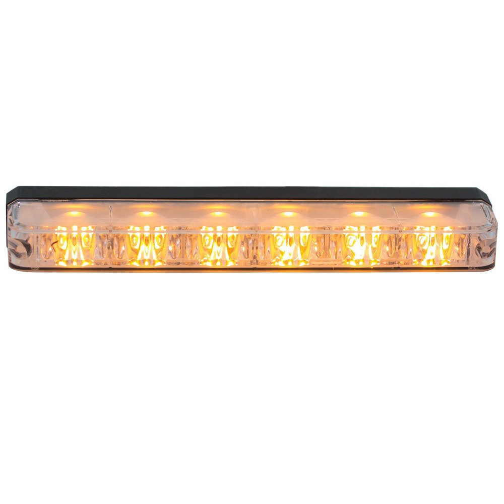 Auxiliary Lights; Light Type: Strobe Light ; Amperage Rating: 1.1400 ; Light Technology: LED ; Color: Amber ; Wattage: 13.700 ; Material: Polycarbonate; Aluminum