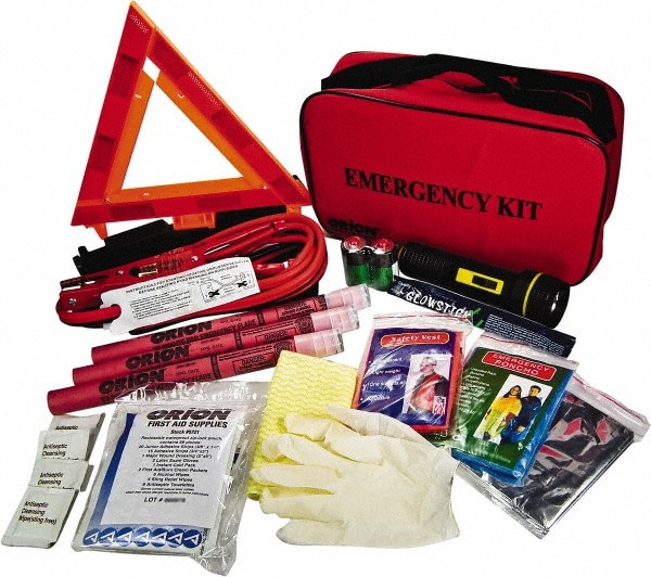 79 Piece, Emergency Roadside Safety Kit
