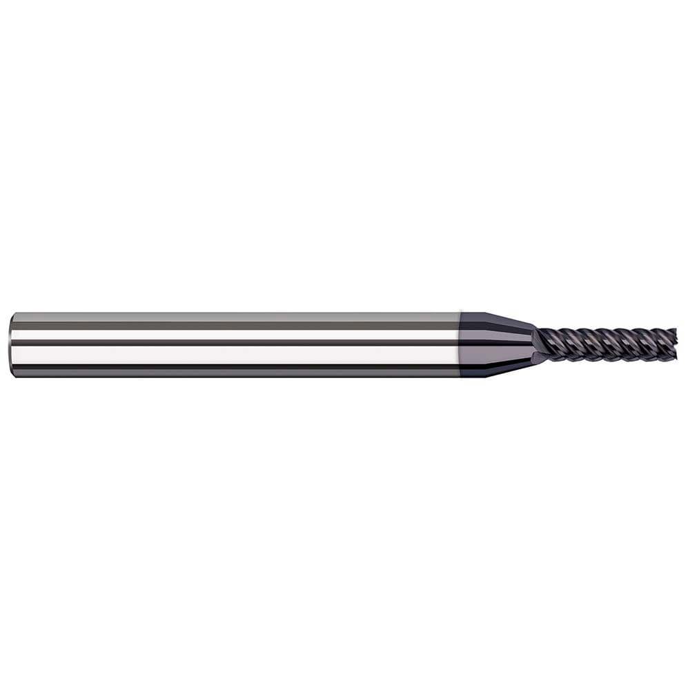 Square End Mill: 1/8'' Dia, 1/2'' LOC, 1/8'' Shank Dia, 2-1/2'' OAL, 7 Flutes, Solid Carbide