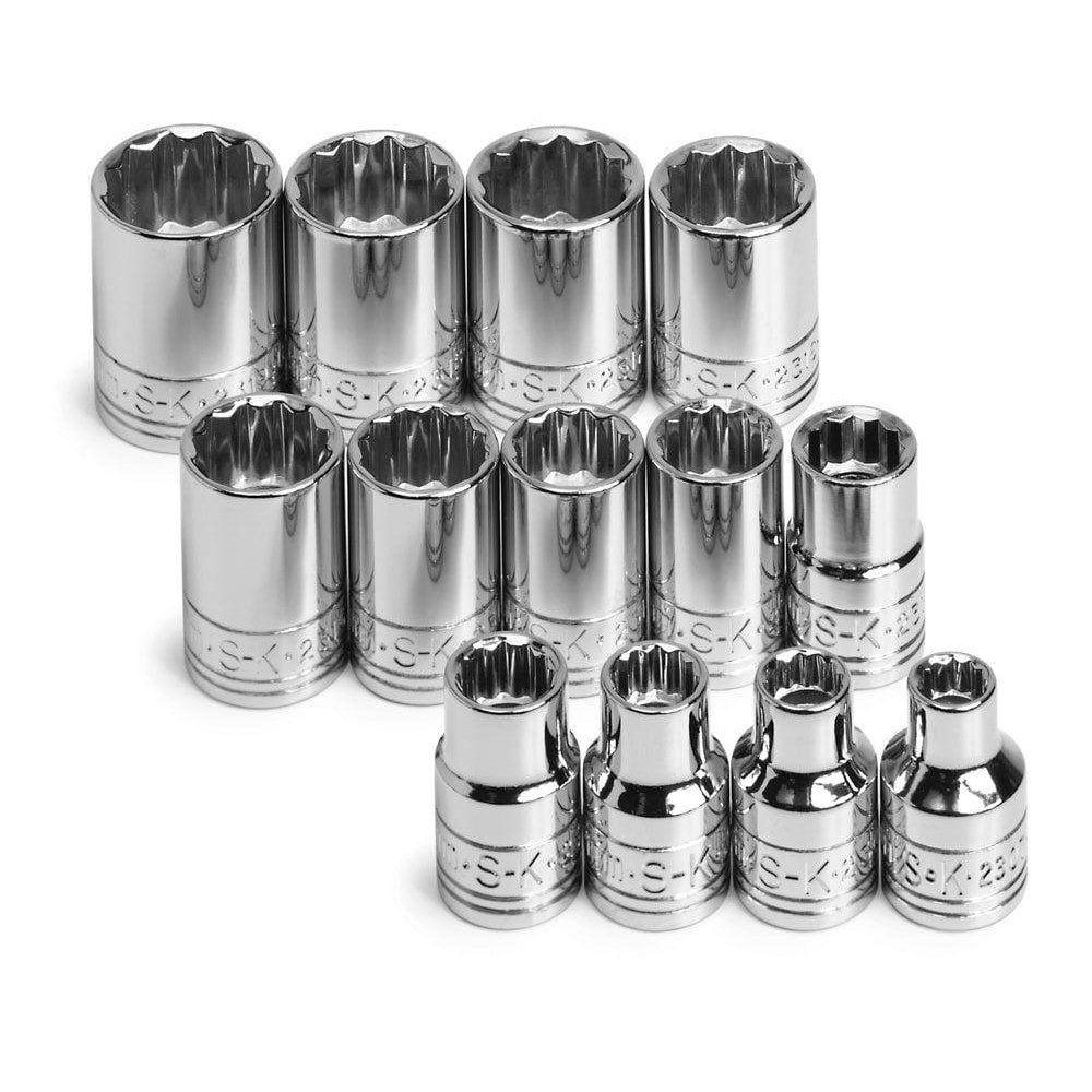 Standard Socket Set: 13 Pc
