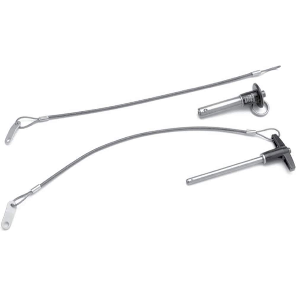 Quick Release Pin Lanyards; End Type: Loop ; Overall Length: 6.00 ; Cable Diameter: 5.2mm ; Cable Material: Stainless Steel ; Cable Material Coating: Nylon