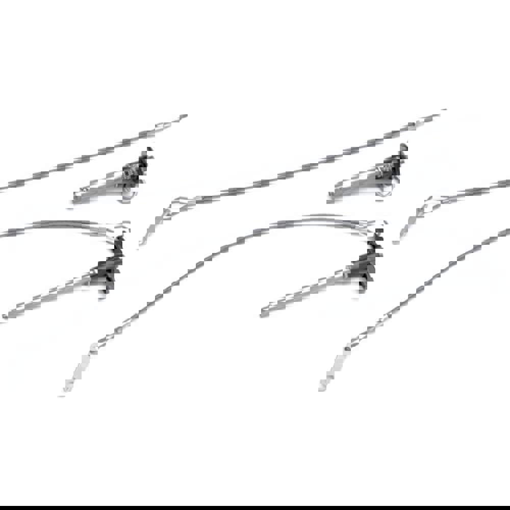 Quick Release Pin Lanyards; End Type: Loop & Eye ; Overall Length: 10.00 ; Cable Diameter: 5.2mm ; Cable Material: Stainless Steel ; Cable Material Coating: Nylon