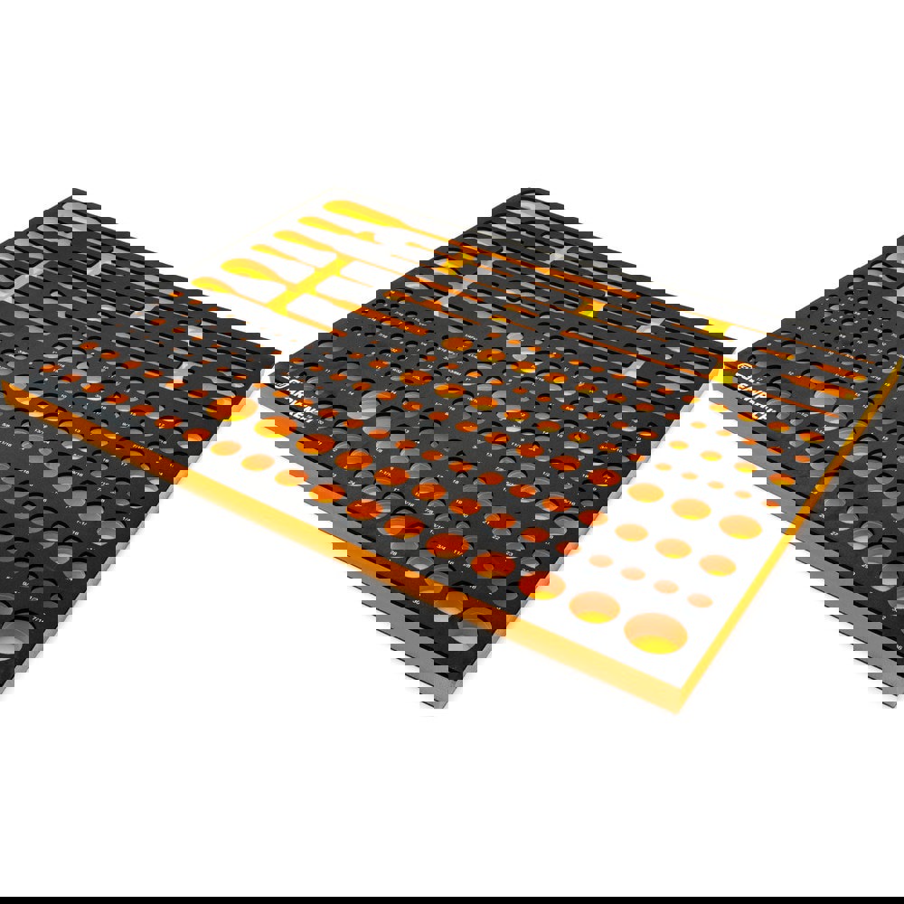 Tool Box Case & Cabinet Inserts; Type: Mechanics Hand Tool Set ; For Use With: Trade ; Material Family: Steel; Foam ; Width (Inch): 24 ; Height (Inch): 12 in ; Color: Chrome