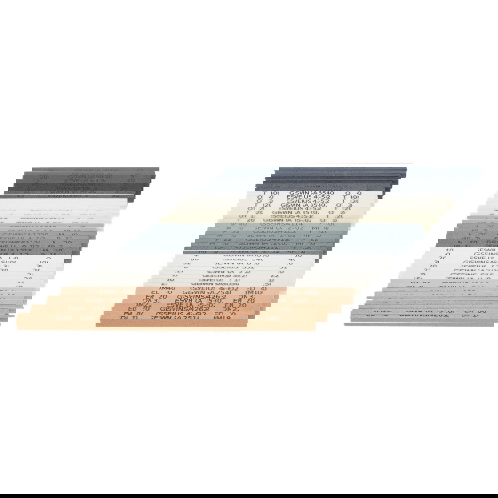 20 Piece Aluminum Oxide & Silicon Carbide Polishing Stone Kit