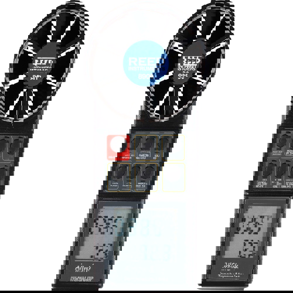 Airflow Meters & Thermo-Anemometers; Maximum Air Velocity ft/min (Feet): 6900; Min Air Velocity ft/min (Feet): 80; Min Air Velocity km/hr: 0.400; Min Air Velocity knots: 0.800; Min Air Velocity mph: 0.9000; Maximum Air Velocity km/hr: 126.0; Maximum Air V