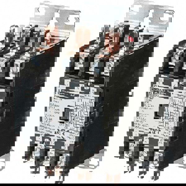 3 Pole, 40 Amp Inductive Load, 24 Coil VAC at 50/60 Hz, Definite Purpose Contactor