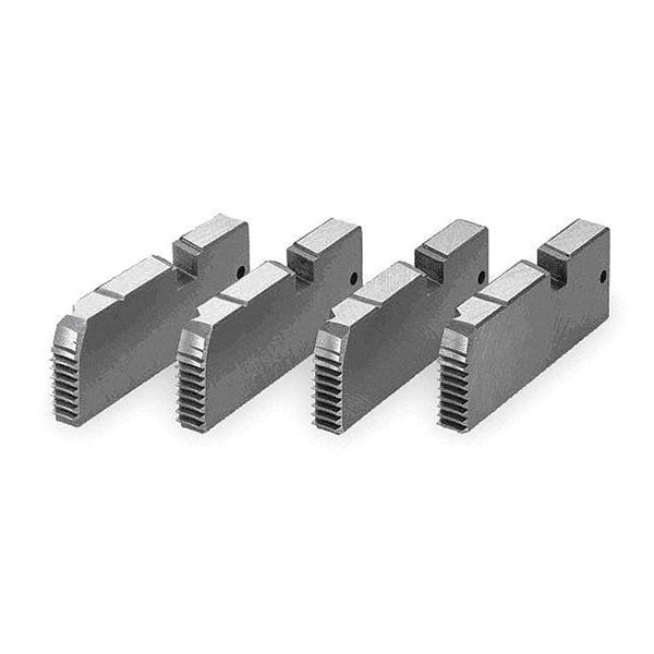 Pipe Threader Dies; Thread Size: 1 - 2 in ; Thread Direction: Right Hand ; Thread Standard: NPT ; Material: Alloy Steel ; Threader Compatibility: Ridgid 12-R ; Threads per Inch: 11.5