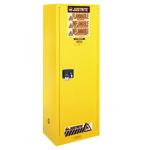 Flammable & Hazardous Storage Cabinets: 22 gal Drum, 1 Door, 3 Shelf, Manual Closing, Yellow