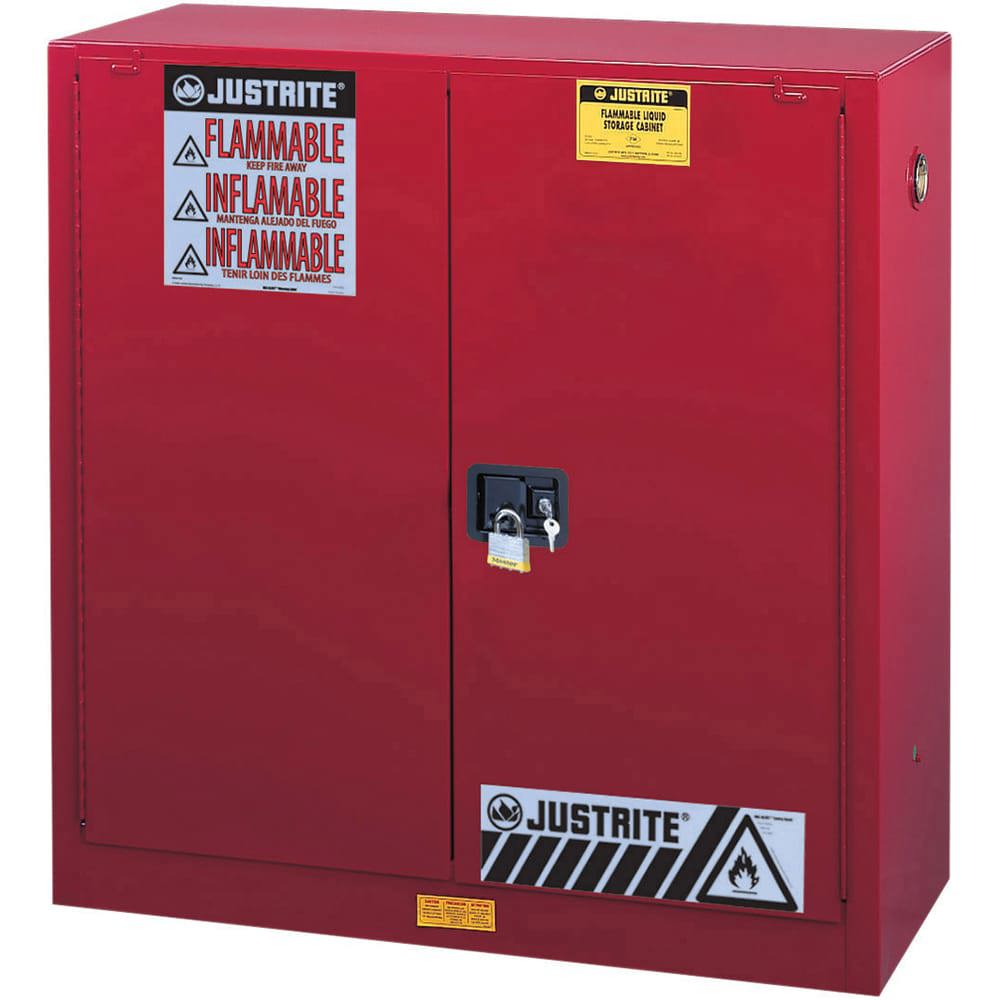 Standard Cabinet: Manual Closing, 1 Shelf, Red