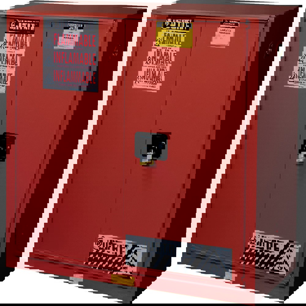 Standard Cabinet: Self-Closing, 3 Shelves, Red