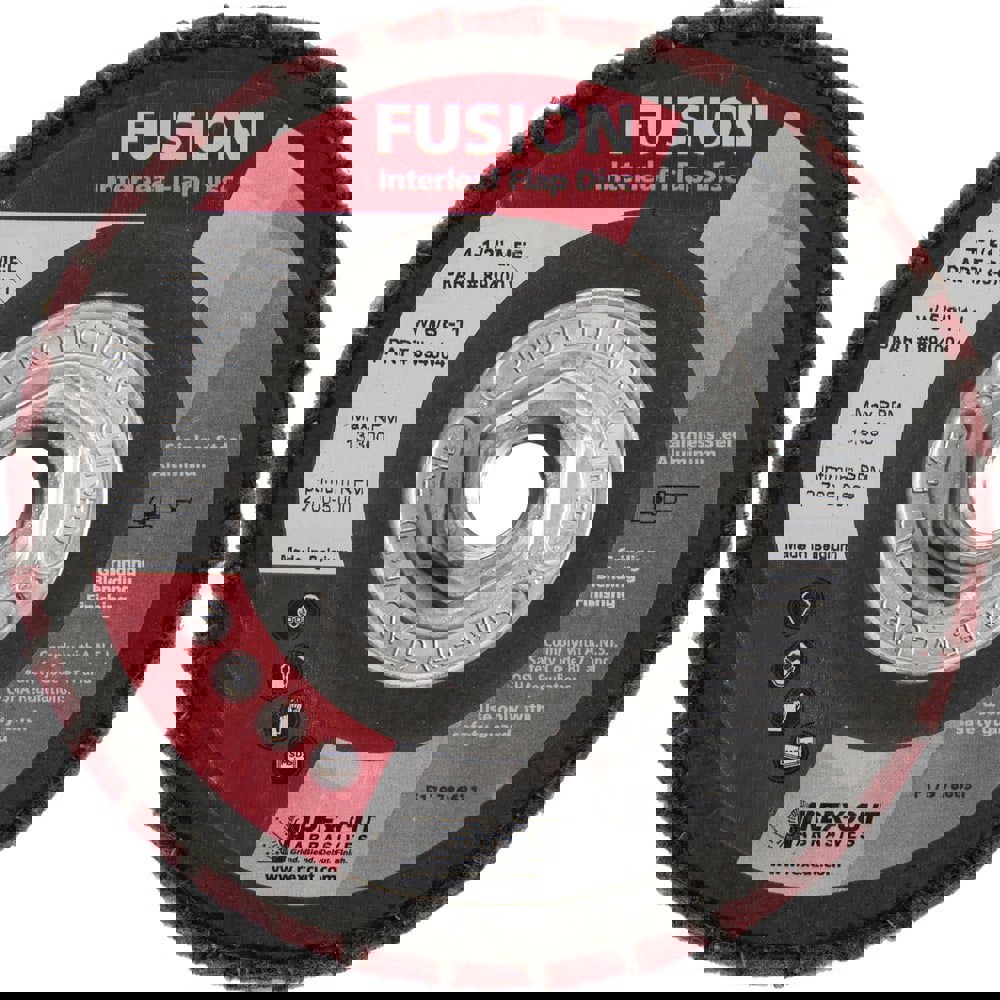 Flap Discs; Disc Diameter: 4-1/2 ; Center Hole Size: 7/8 ; Flap Disc Type: Type 27 ; Grit: 80 ; Abrasive Material: Aluminum Oxide ; Attachment Type: Arbor Hole