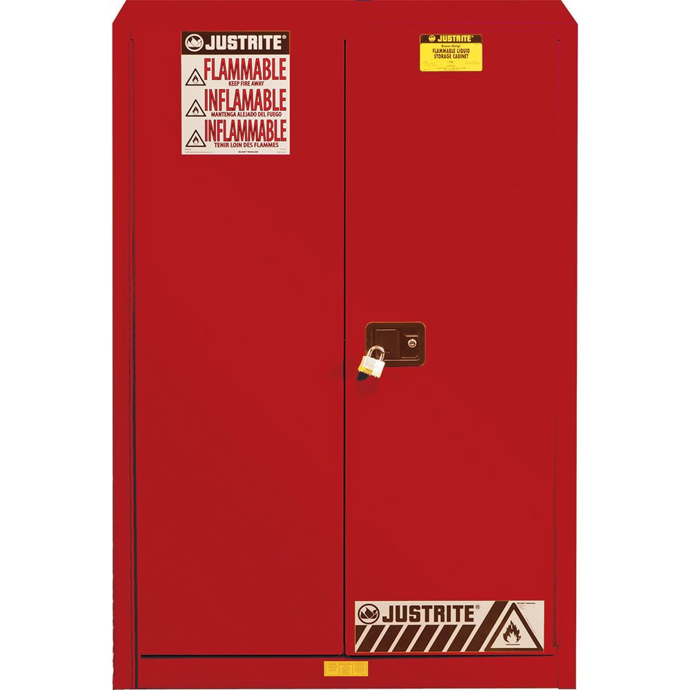 Standard Cabinet: Self-Closing, 2 Shelves, Red