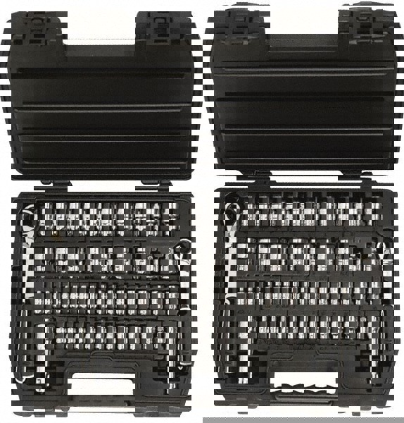 Standard Socket Set: 46 Pc, 1/4