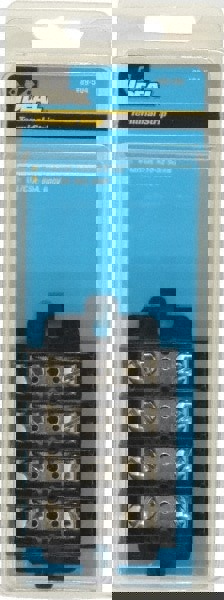 4 Poles, 600 Volt, 60 Amp, -40 to 266&deg;F, Polyester Thermoplastic, Polyester Thermoplastic Multipole Terminal Block