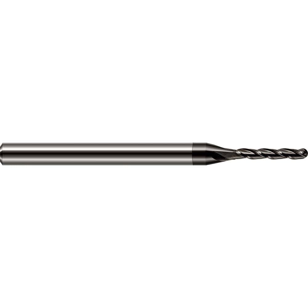 Ball End Mills; Mill Diameter (Inch): 1/32in ; Mill Diameter (Decimal Inch): 0.0310in ; Number Of Flutes: 3 ; End Mill Material: Solid Carbide ; Length of Cut (Inch): 1/8in ; Shank Diameter (Inch): 1/8in