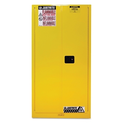 Standard Cabinet: Manual Closing & Self-Closing, 2 Shelves, Yellow