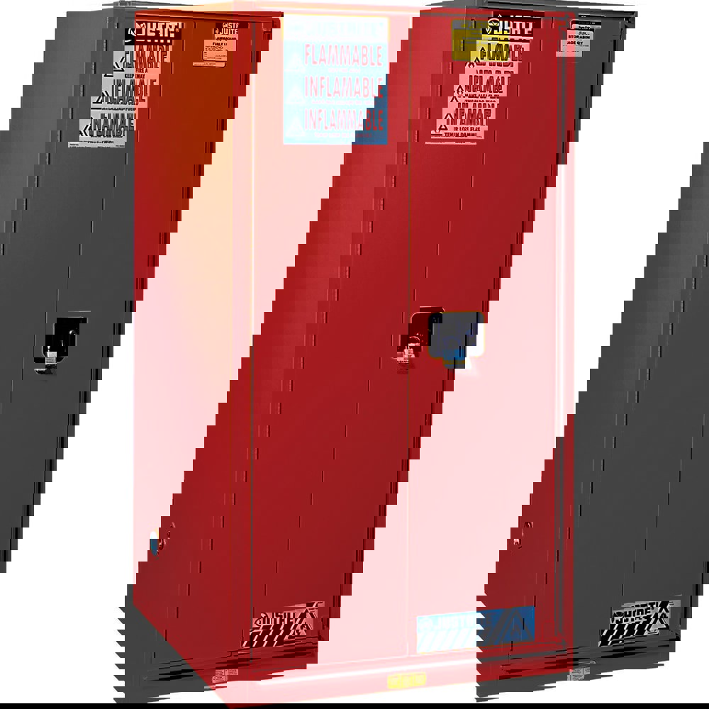 Standard Cabinet: Self-Closing, 2 Shelves, Red