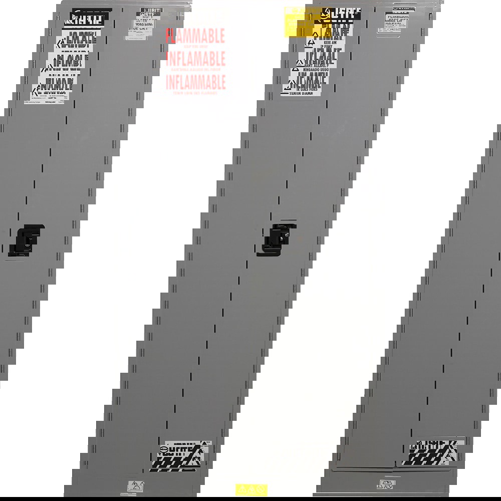 Standard Cabinet: Self-Closing, 2 Shelves, Gray