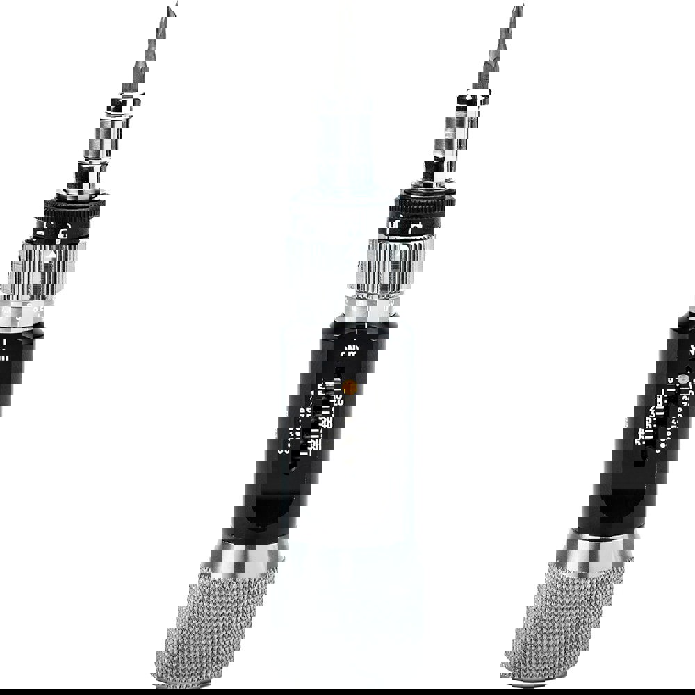 Torque Limiting Screwdrivers; Type: Square ; Minimum Torque (Nm): 0.050 ; Minimum Torque (Inch/oz): 7.0 ; Maximum Torque (Inch/oz): 84.96 ; Maximum Torque (Nm): 0.600 ; Drive Size: 1/4 (Inch)