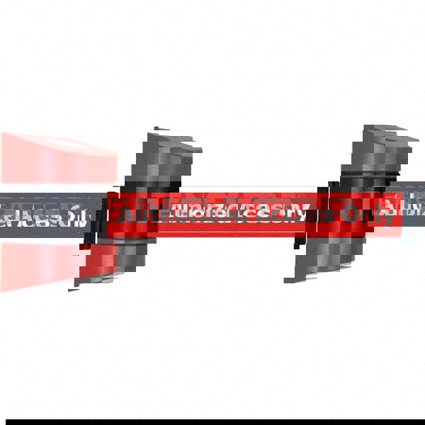 Pedestrian Barrier Wall Unit: Plastic, Red, Wall Mount