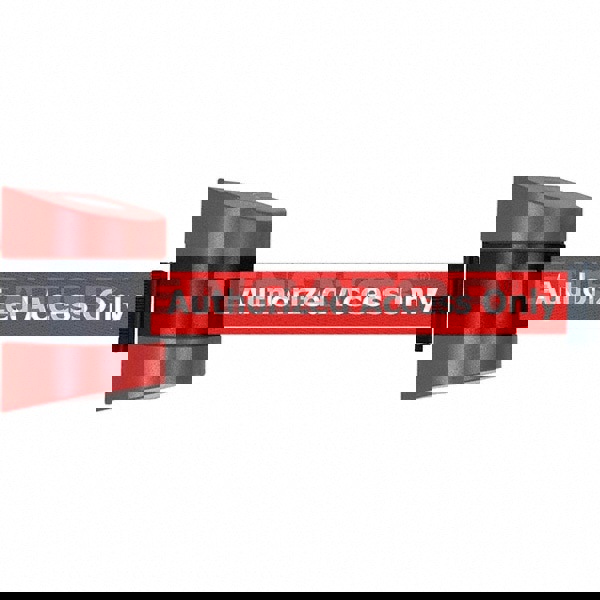 Pedestrian Barrier Wall Unit: Plastic, Red, Wall Mount