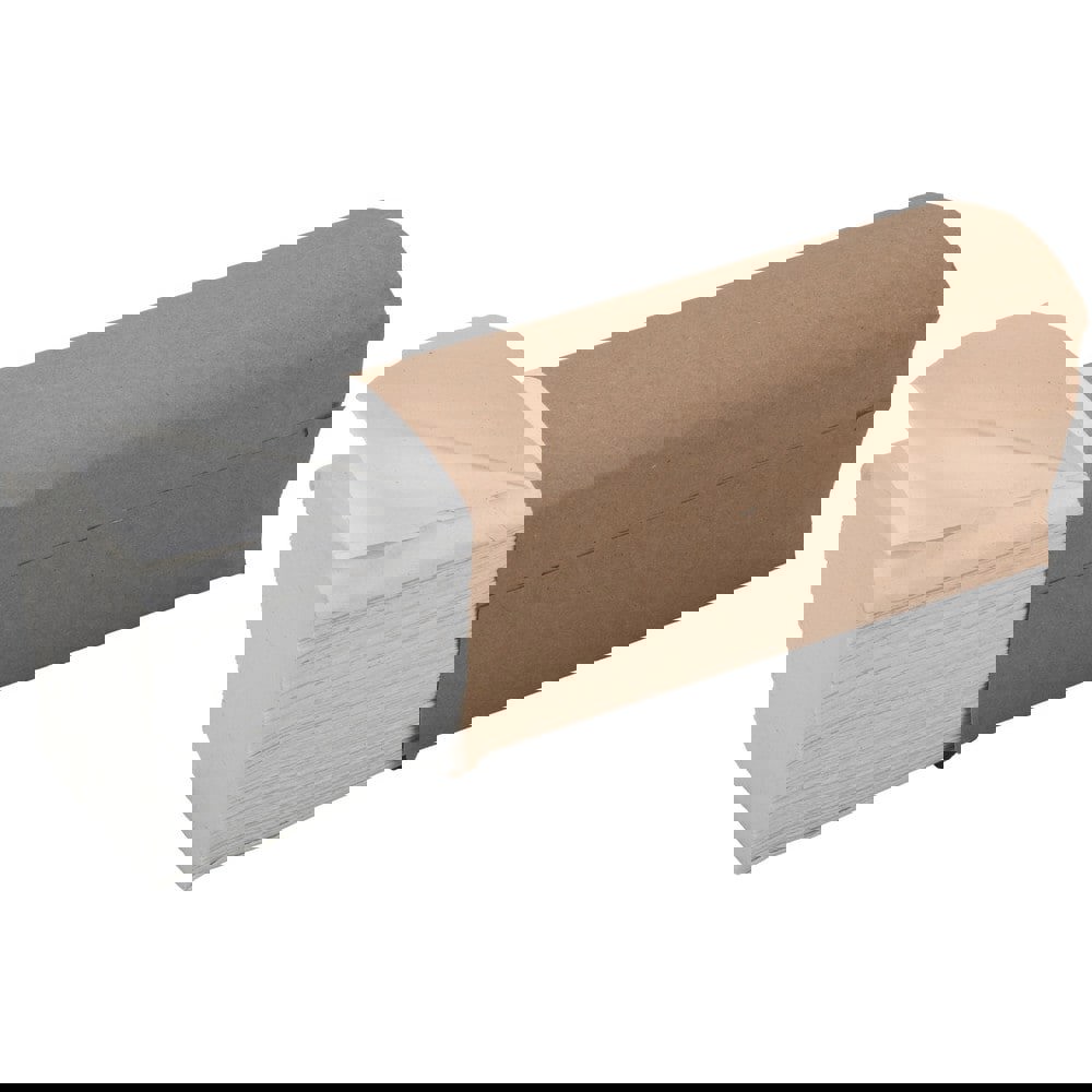 Paper Towels: Multifold, 16 Rolls, 1 Ply, Recycled Fiber, White