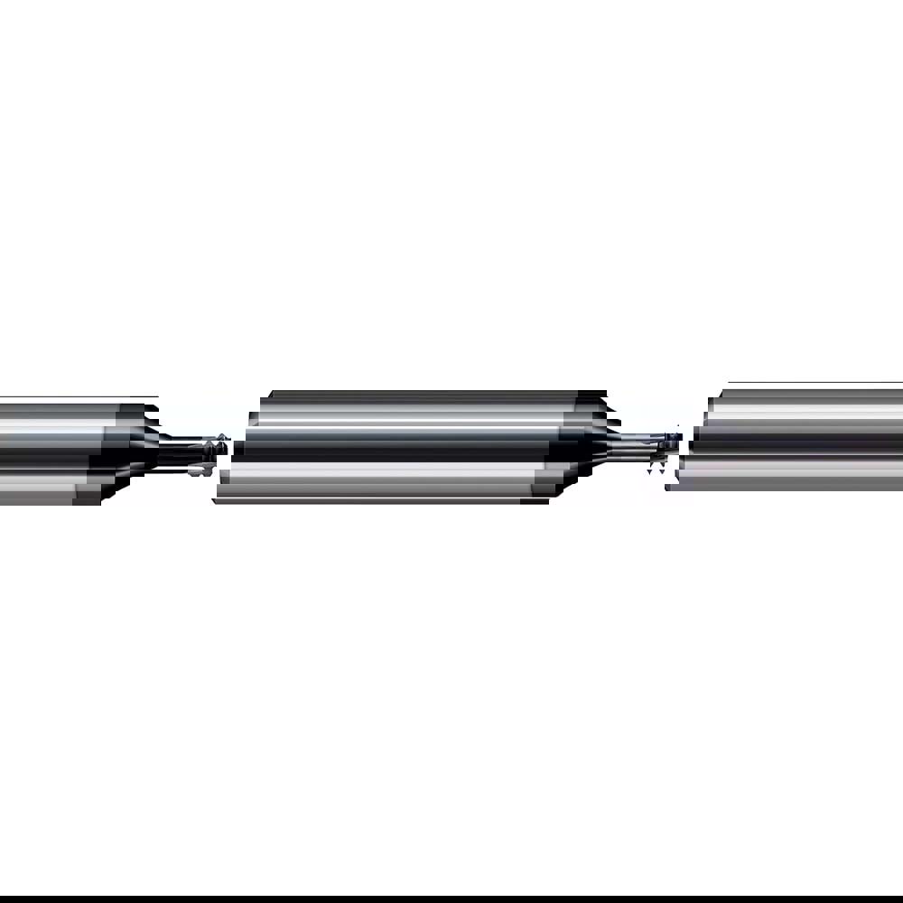 Helical Flute Thread Mill: #4-40, Internal/External, 3 Flute, 1/4