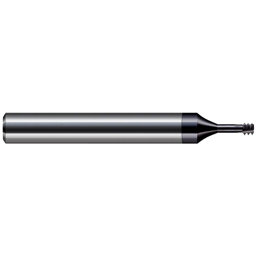 Helical Flute Thread Mill: 1/4-20, Internal/External, 3 Flute, 1/4