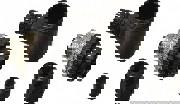 4 Amp, Male 90&deg; Field Attachable Connector Sensor and Receptacle