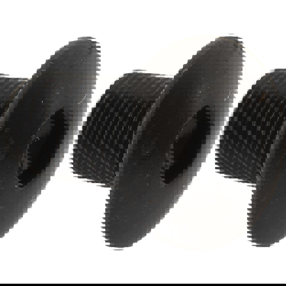 Button Socket Cap Screw: #8-32 x 3/8, Alloy Steel, Black Oxide Coated