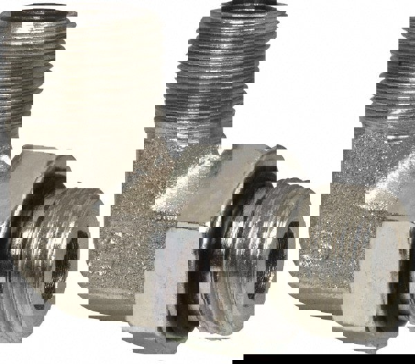 Compression Tube Straight Thread Elbow: 3/4-16, 1/2