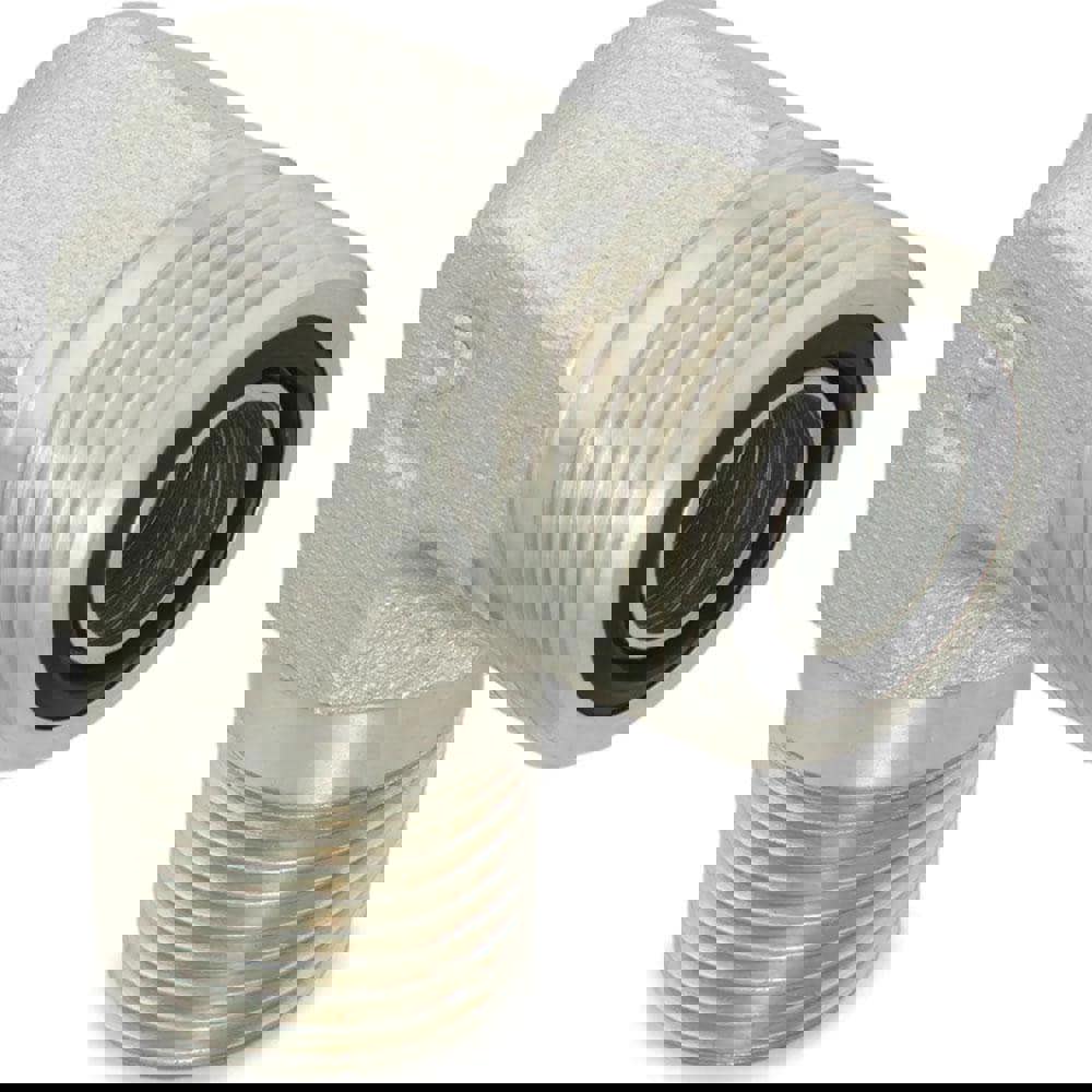 Compression Tube Male Elbow: 3/8-18, 1/2