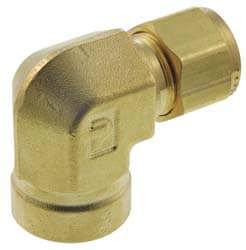 Compression Tube Female Elbow: 1/4