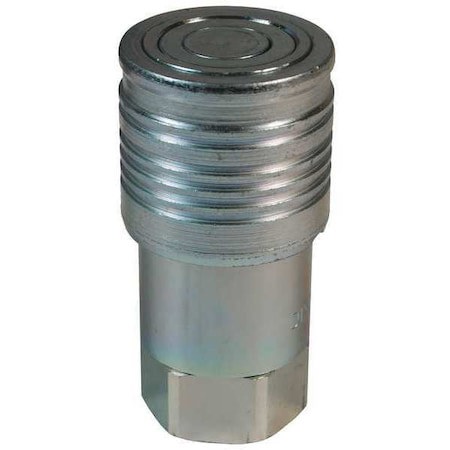 Hydraulic Hose Fittings & Couplings; Type: HT-Series Flushface Female Threaded Coupler ; Fitting Type: Coupler ; Hose Inside Diameter (Decimal Inch): 1.0000 ; Hose Size: 1 ; Material: Steel ; Thread Type: NPTF