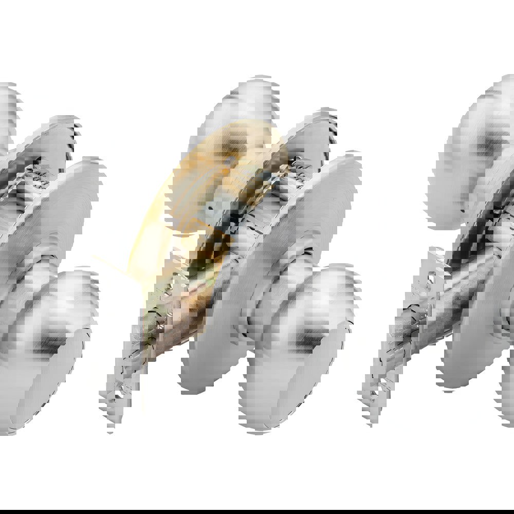 Knob Locksets; Type: Passage ; Key Type: Keyed Different ; Material: Metal ; Finish/Coating: Satin Chrome ; Compatible Door Thickness: 1-3/4