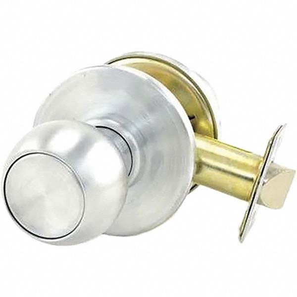 Satin Chrome Passage Knob Lockset