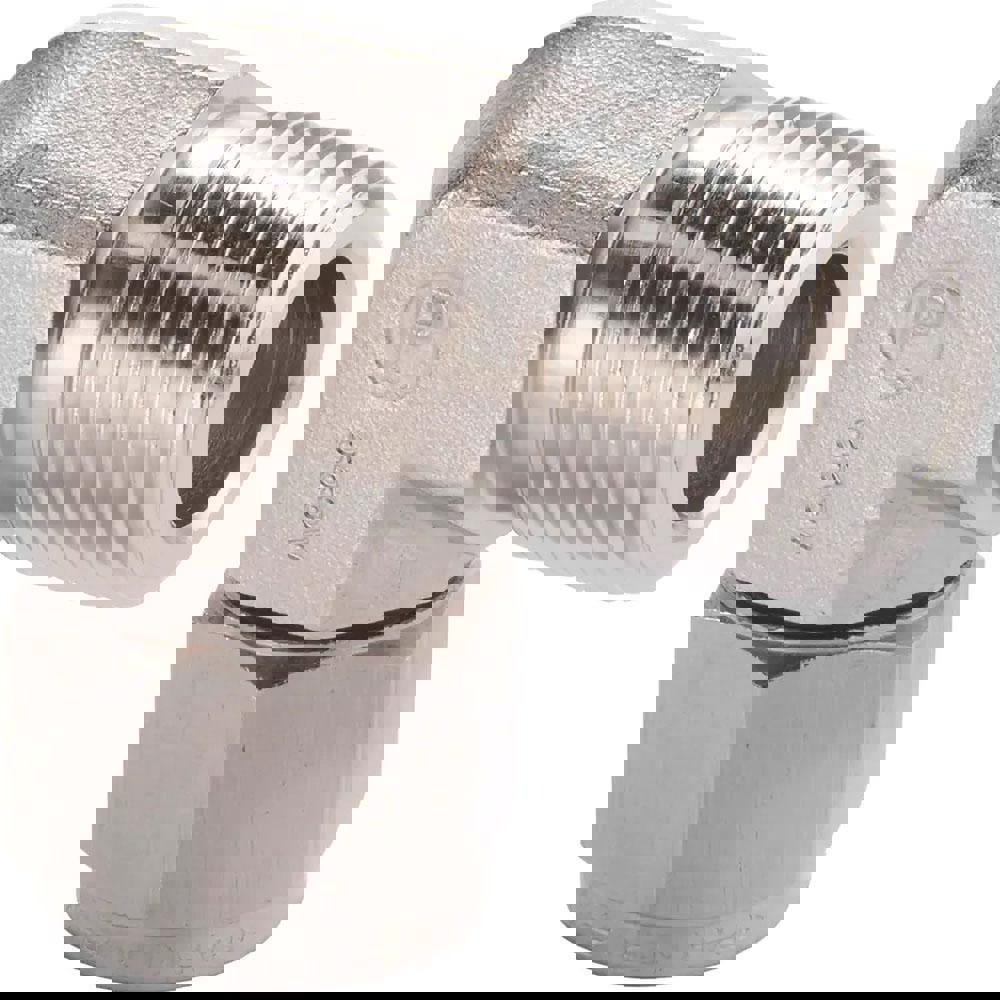 Compression Tube Male Elbow: 3/8-18