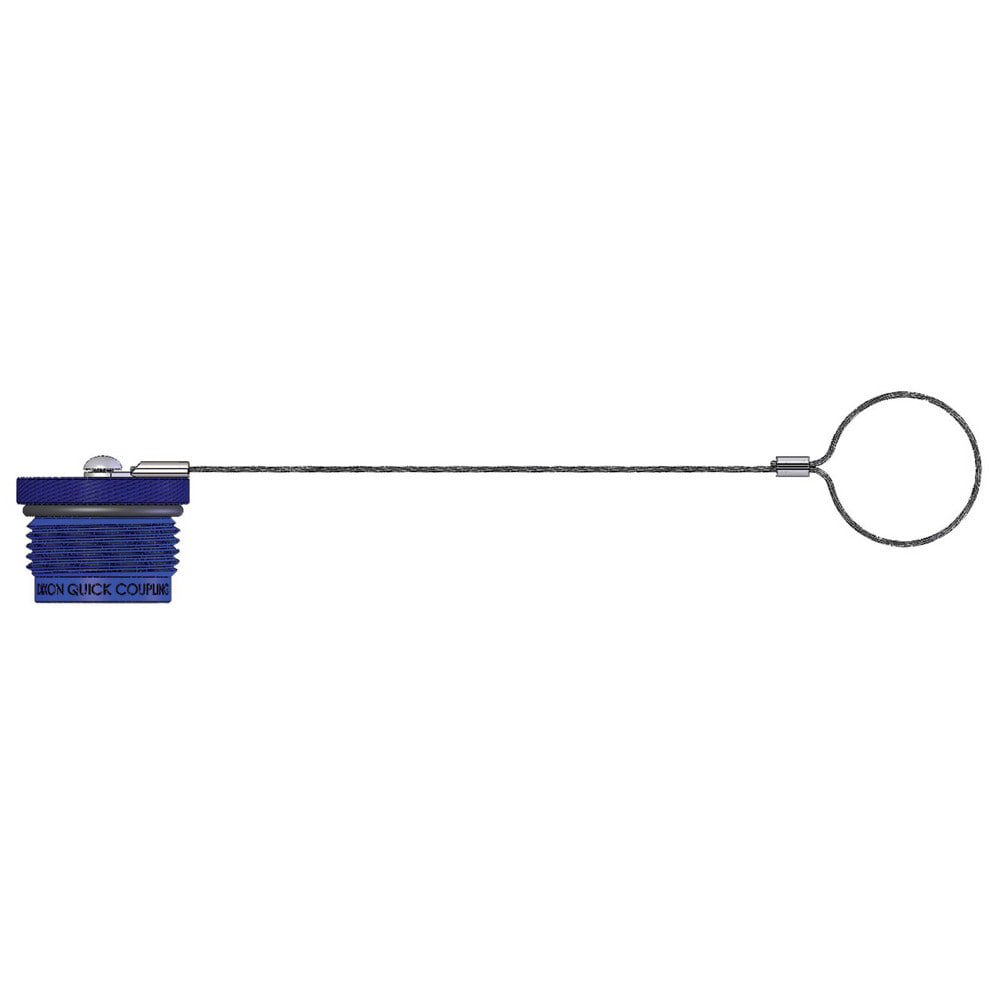 Hydraulic Hose Fittings & Couplings; Type: VEP-Series Dust Plug ; Fitting Type: Dust Plug ; Hose Inside Diameter (Decimal Inch): 1.0000 ; Hose Size: 1 ; Material: Aluminum ; Thread Type: NPTF