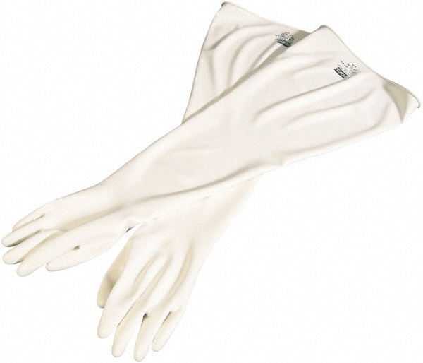 Chemical Resistant Gloves: 15 mil Thick, Hypalon, Unsupported