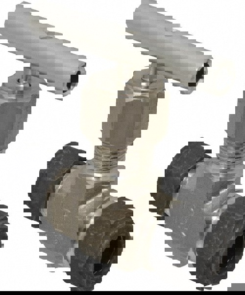 Needle Valve: Round Handle, Straight, 1/2