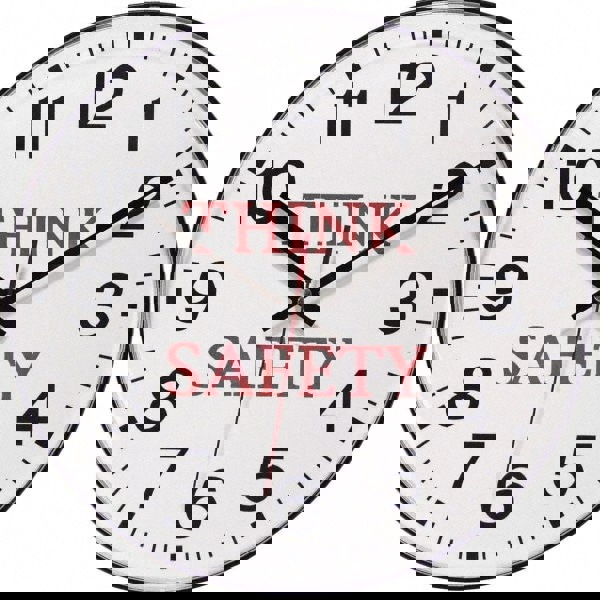 11-1/2 Inch Diameter, White Face, Dial Wall Clock