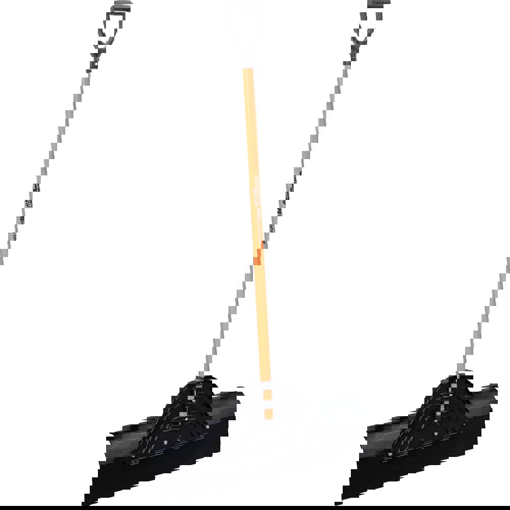 Snow Shovels & Scrapers; Product Type: Snow Pusher ; Ergonomic Design: Yes ; Handle Type: Ergonomic ; Handle Material: Fiberglass ; Blade Material: UHMW ; Handle Length (Decimal Inch): 5